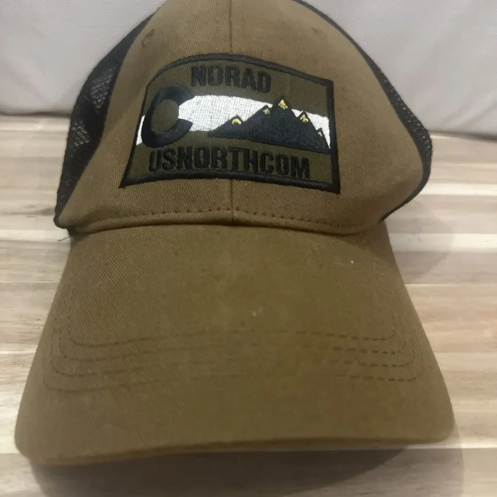 NORAD NORTHCOM Beige Baseball Cap One Size - Picture 4 of 8